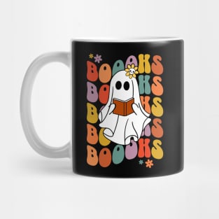 Book Loving Ghost Mug